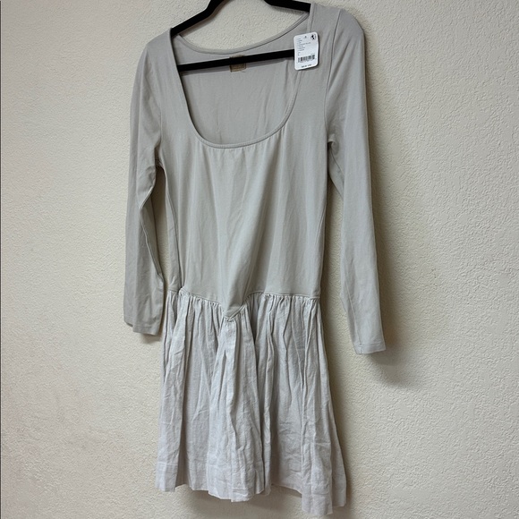 Free People Cream Long-Sleeve Mini Dress - Picture 4 of 5